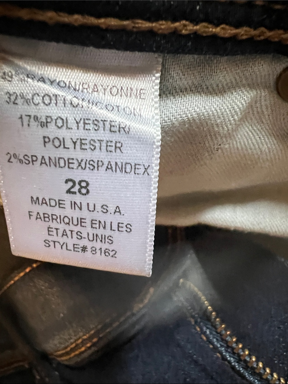 Free People Dark Indigo Skinny Jeans Made In The USA American Stars&Strips Label - Picture 4 of 12